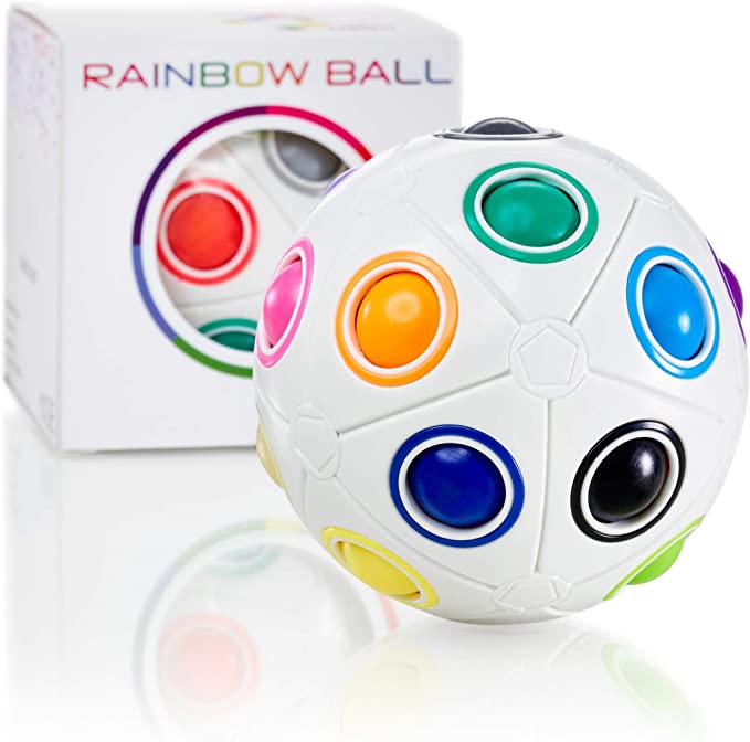 Arco iris Ball bola mágica arco iris Rainbow pelota puzzle cubo niños